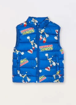 Blukids Giubbino smanicato con stampa Sonic bambino-Bambino Giubbotti E Piumini