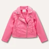 Blukids Giubbotto biker in eco pelle bambina- Cappotti