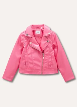 Blukids Giubbotto biker in eco pelle bambina- Cappotti