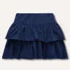 Blukids Gonna a balze in cotone stretch bambina- Gonne