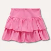 Blukids Gonna a balze in cotone stretch bambina- Gonne