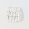 Blukids Gonna a balze in cotone stretch ragazza- Gonne