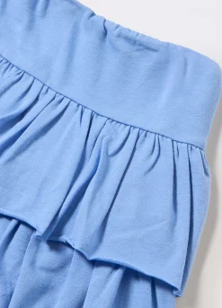 Blukids Gonna a balze in cotone stretch bambina- Gonne
