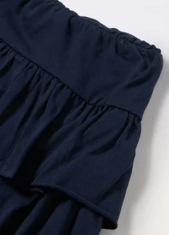 Blukids Gonna a balze in cotone stretch bambina- Gonne
