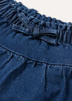 Blukids Gonna in denim neonata- Gonne
