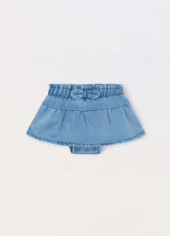 Blukids Gonna in french terry denim neonata- Gonne