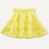 Blukids Gonna in puro cotone sangallo bambina- Gonne