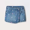 Blukids Gonna pantalone in denim di puro cotone bambina- Jeans