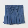 Blukids Gonna pantalone in denim di puro lyocell bambina- Jeans