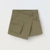 Blukids Gonna pantalone in puro cotone ragazza- Pantaloni