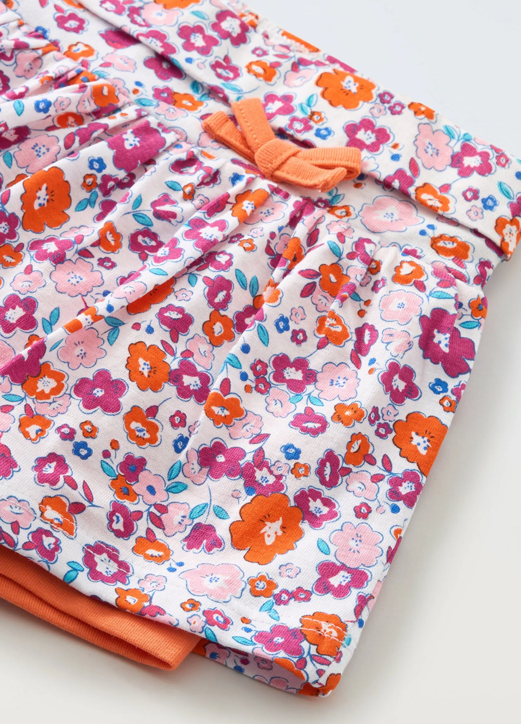 Blukids Gonna pantalone in puro cotone neonata- Gonne