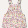 Blukids Gonna salopette in puro cotone stampato neonata- Gonne