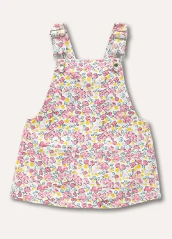 Blukids Gonna salopette in puro cotone stampato neonata- Gonne