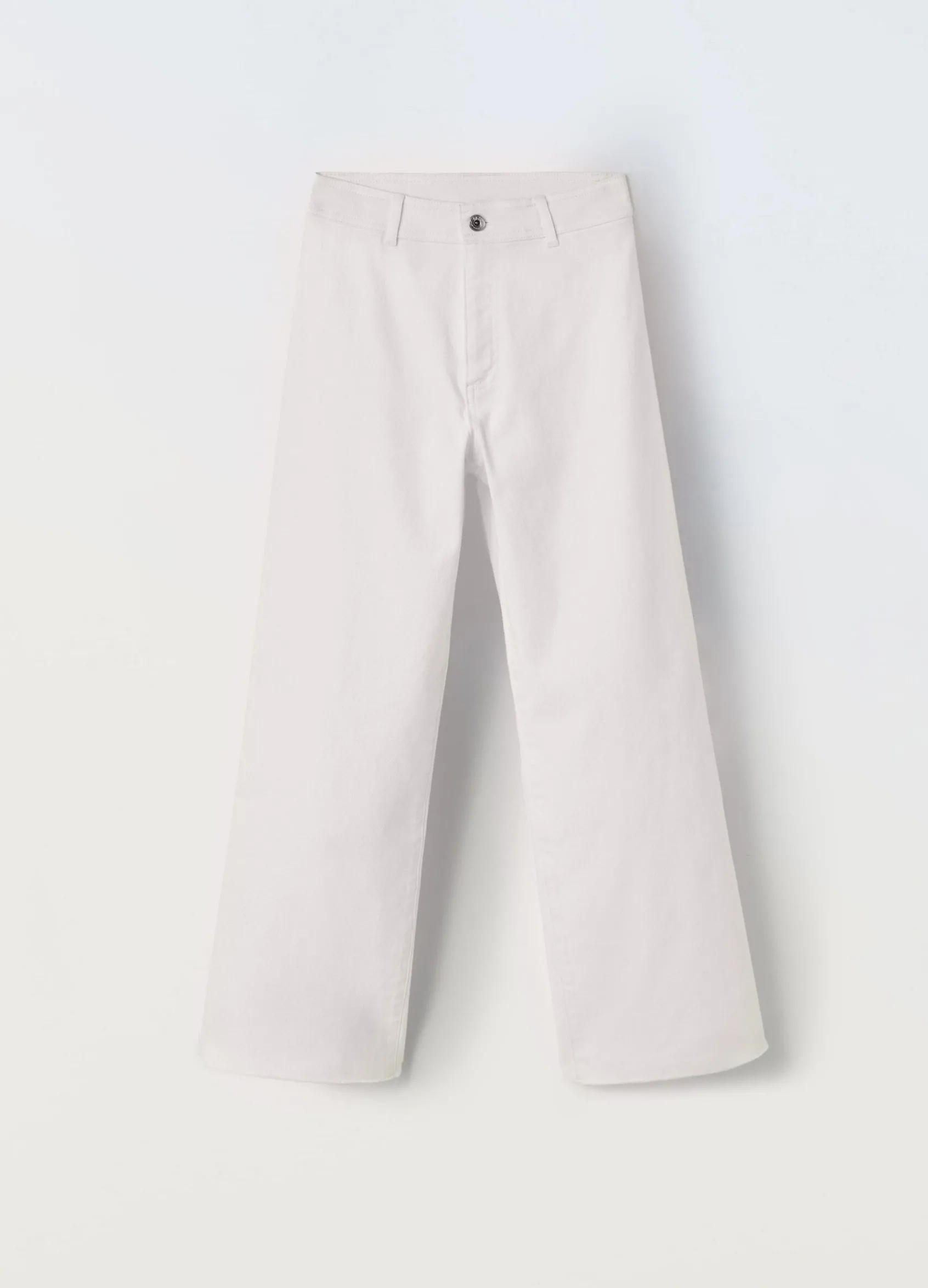 Blukids Jeans in cotone stretch wide leg ragazza- Jeans
