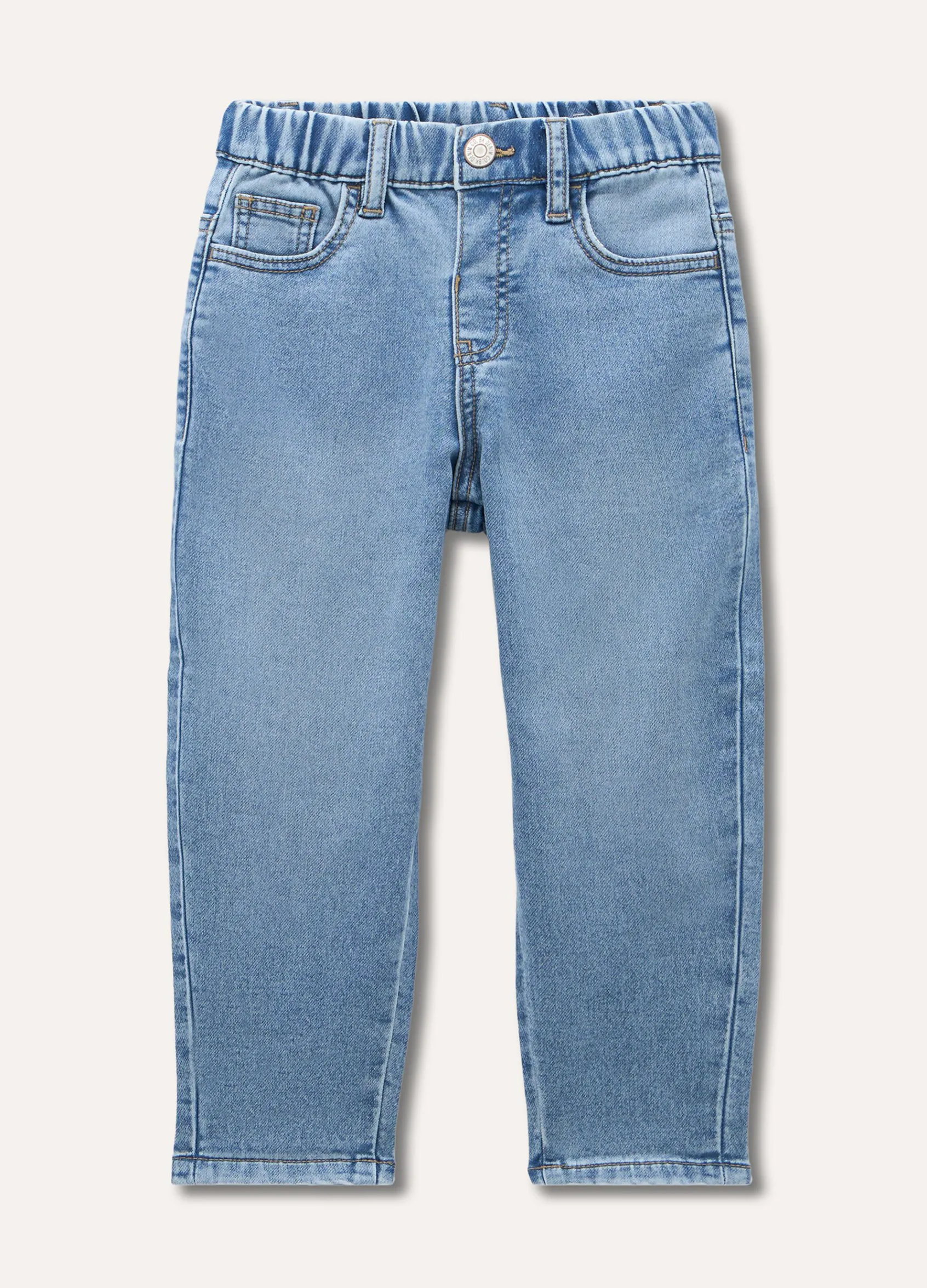 Blukids Jeans in misto cotone stretch bambino-Bambino Jeans