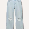 Blukids Jeans in puro cotone wide leg ragazza- Jeans