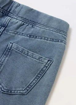 Blukids Jeggings flare fit in denim ragazza- Pantaloni