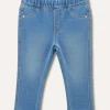 Blukids Jeggings in cotone stretch neonata- Pantaloni