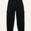 Blukids Jogger cargo in felpa di cotone ragazza- Pantaloni