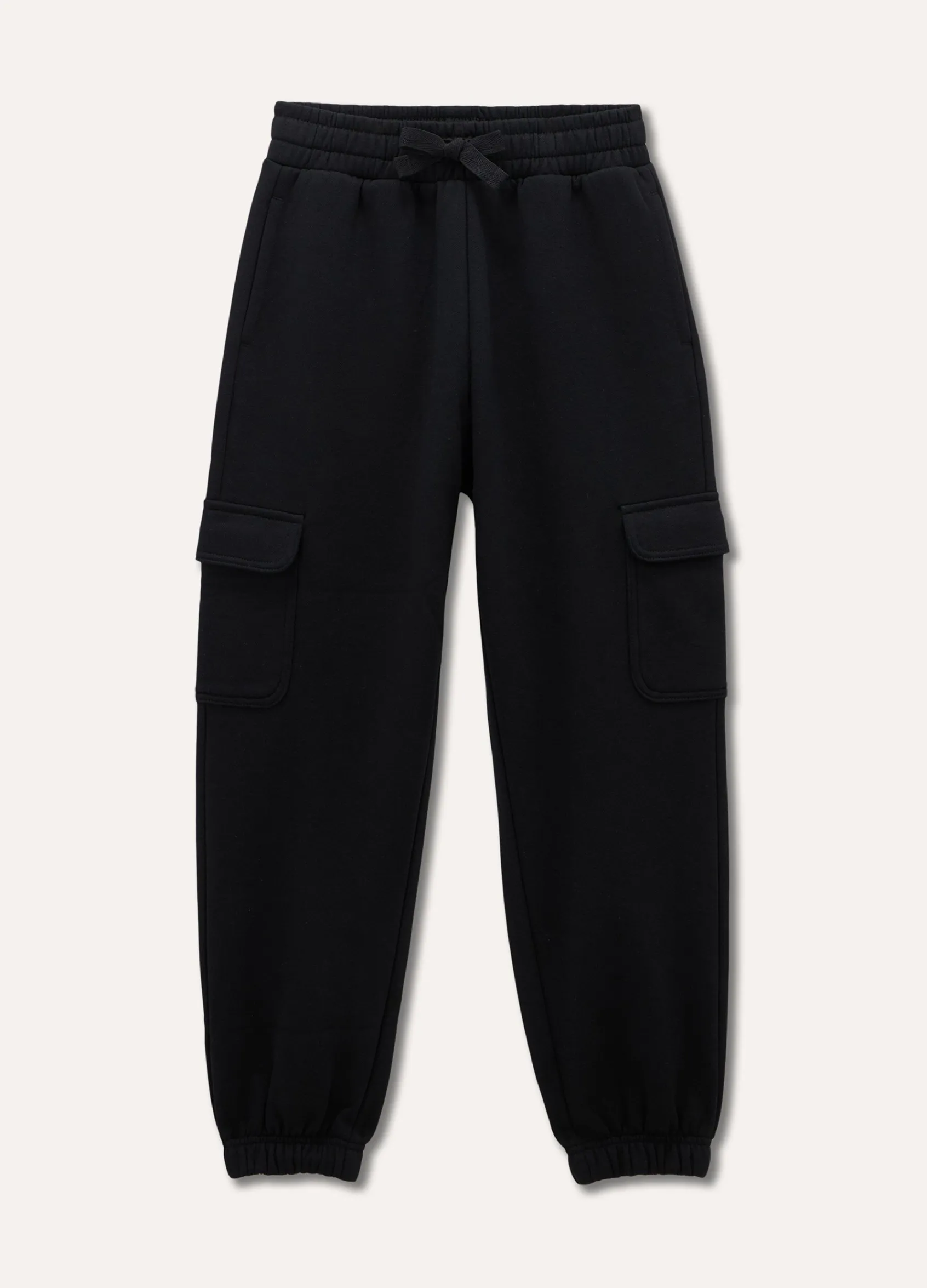 Blukids Jogger cargo in felpa di cotone ragazza- Pantaloni