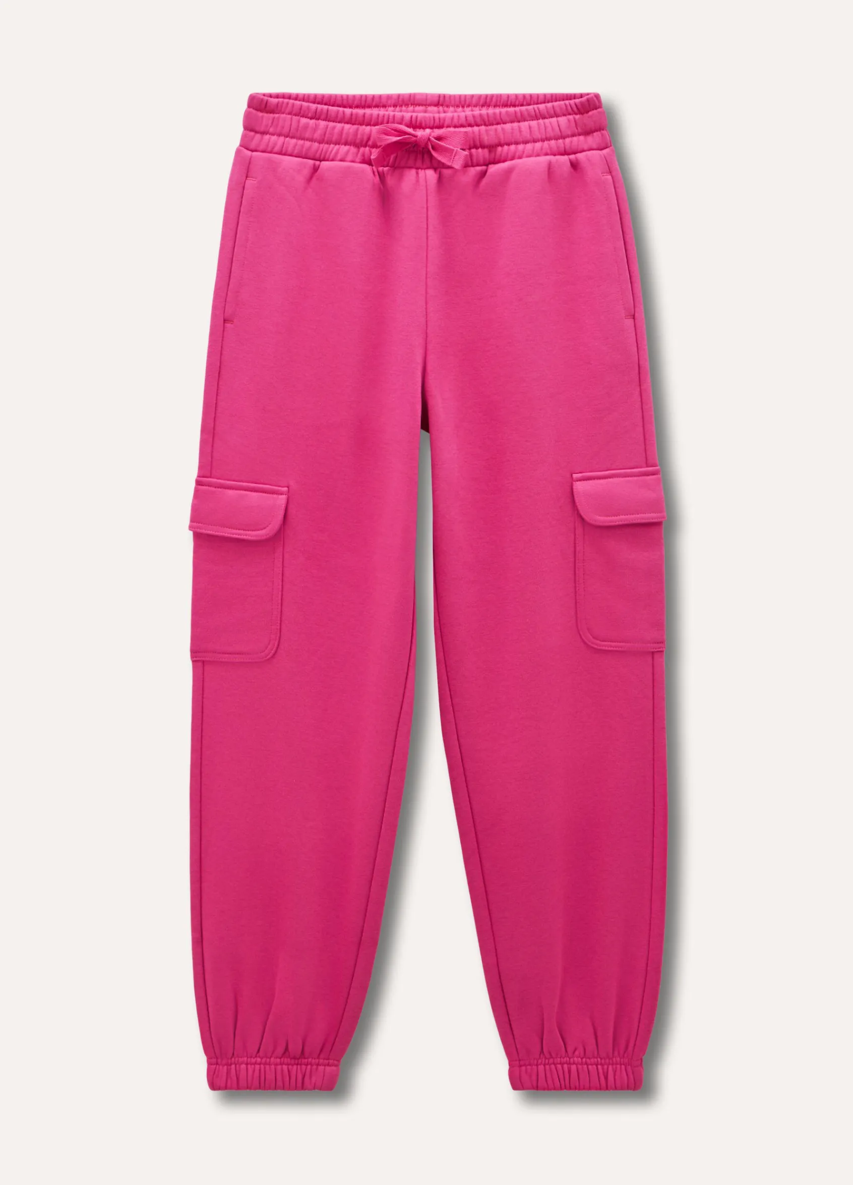 Blukids Jogger cargo in felpa di cotone ragazza- Pantaloni
