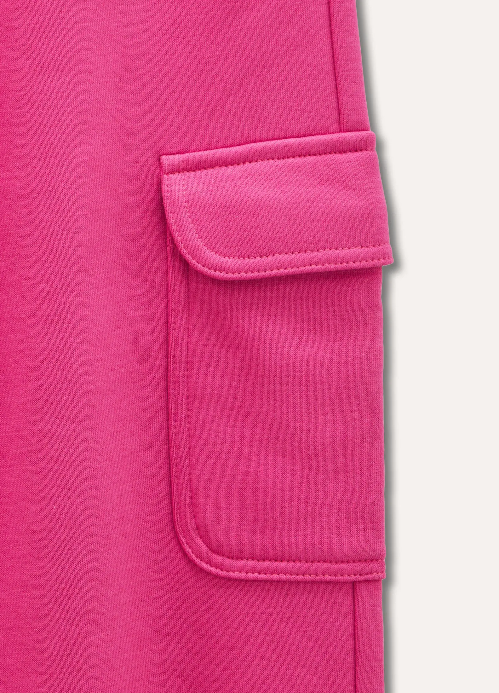 Blukids Jogger cargo in felpa di cotone ragazza- Pantaloni