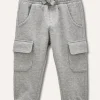 Blukids Jogger cargo in misto cotone neonato- Pantaloni