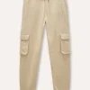 Blukids Jogger cargo in puro cotone ragazzo- Pantaloni