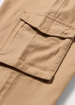 Blukids Jogger cargo in twill di misto cotone bambina- Pantaloni