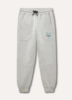 Blukids Jogger in cotone mélange ragazzo- Pantaloni