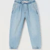 Blukids Jogger in denim di misto cotone bambino-Bambino Jeans