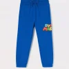 Blukids Jogger in french terry di puro cotone bambino Super Mario-Bambino Pantaloni
