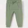 Blukids Jogger in jersey di puro cotone neonato- Pantaloni