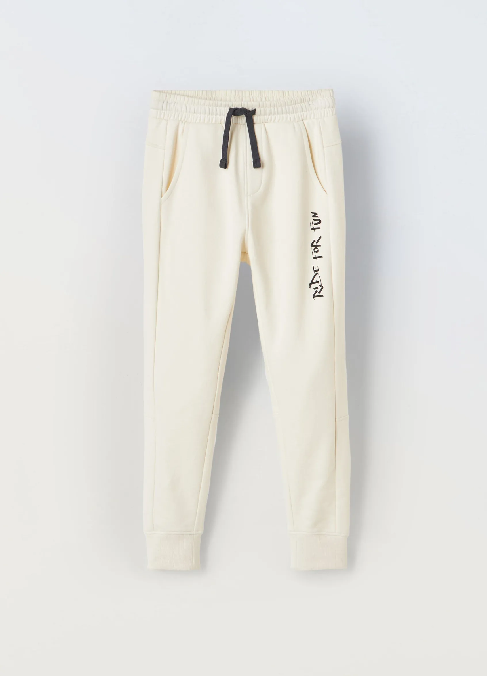 Blukids Jogger in misto cotone ragazzo- Pantaloni