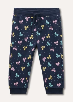 Blukids Jogger in puro cotone con stampa neonata- Pantaloni