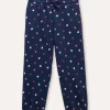 Blukids Jogger in puro cotone con stampa bambina- Pantaloni