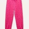 Blukids Jogger in puro cotone con stampa bambina- Pantaloni