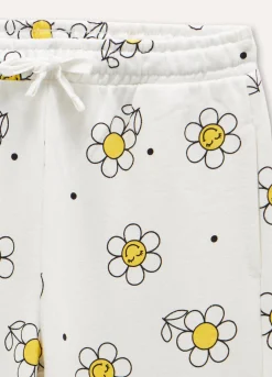 Blukids Jogger in puro cotone con stampa bambina- Pantaloni