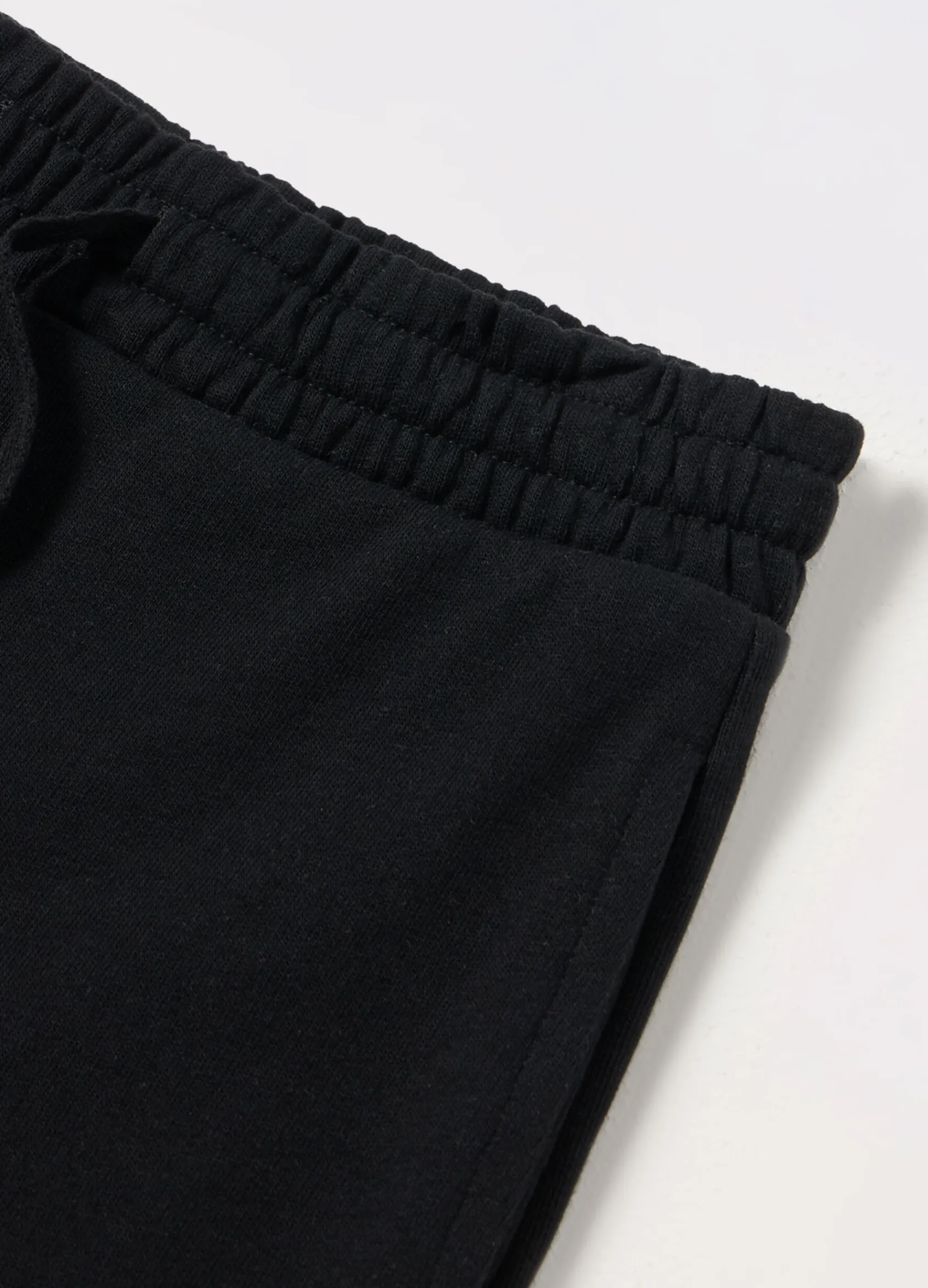 Blukids Jogger wide leg in french terry di puro cotone ragazza- Pantaloni
