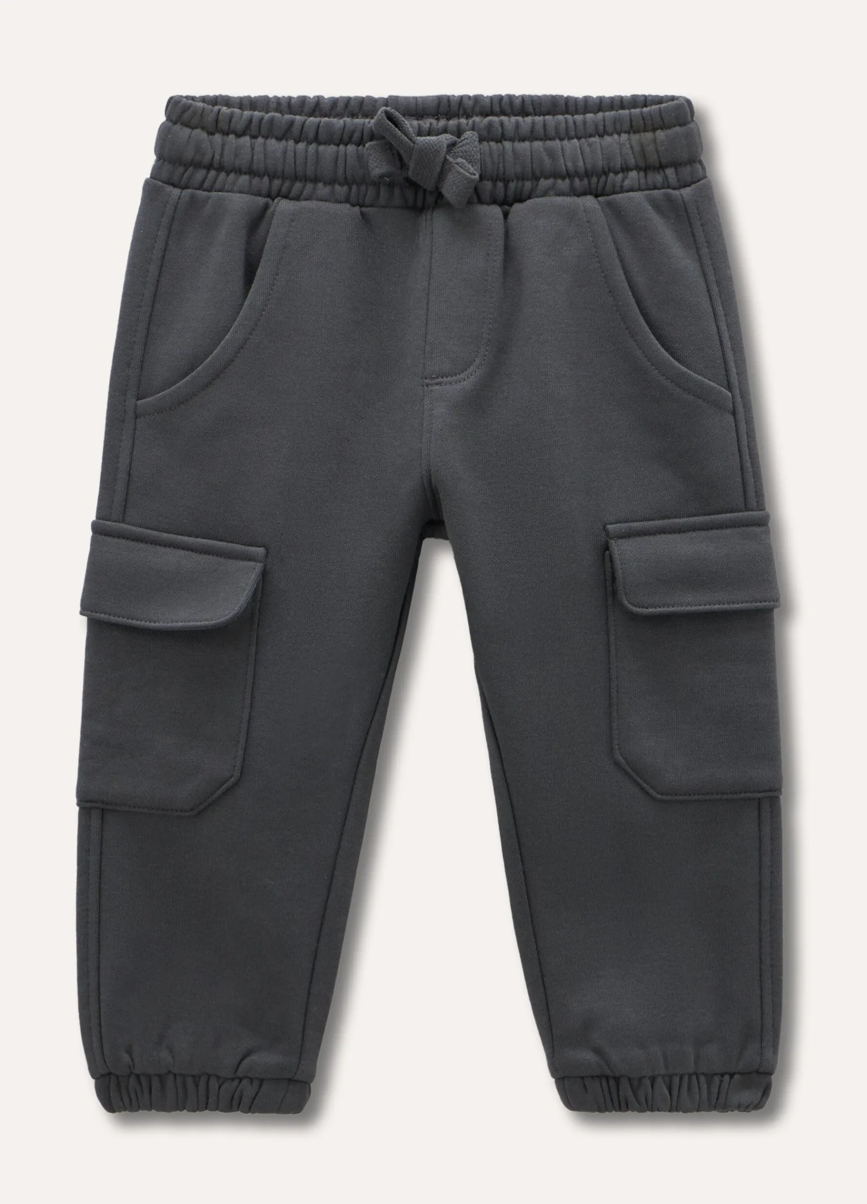 Blukids Joggers cargo in misto cotone neonato- Pantaloni