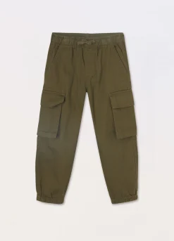Blukids Joggers cargo in puro cotone bambino-Bambino Pantaloni