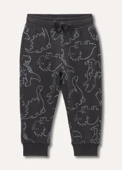 Blukids Joggers con stampe in felpa di cotone neonato- Pantaloni