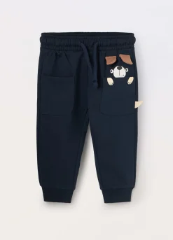 Blukids Joggers in french terry di puro cotone neonato- Pantaloni