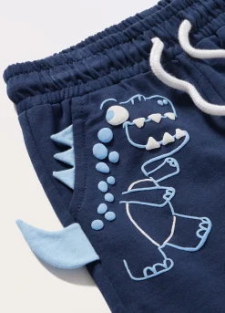 Blukids Joggers in french terry stretch con applicazioni neonato- Pantaloni