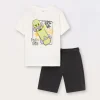 Blukids Jogging set corto in jersey di puro cotone bambino-Bambino Set E Coordinati