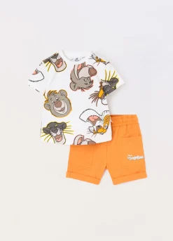 Blukids Jogging set corto in jersey di puro cotone neonato- Completini
