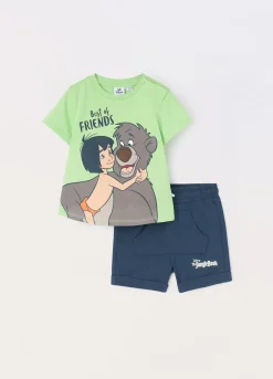 Blukids Jogging set corto in jersey di puro cotone neonato- Completini