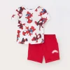Blukids Jogging set corto in jersey di puro cotone neonato- Completini