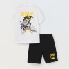 Blukids Jogging set corto in jersey di puro cotone bambino-Bambino Set E Coordinati