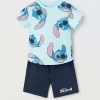 Blukids Jogging set corto in puro cotone neonato- Completini